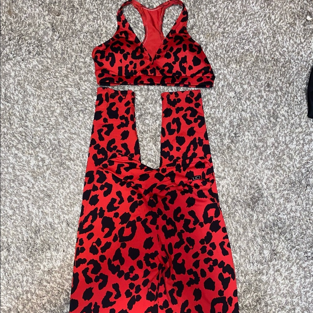 Lici Fit Set (S) Black & Red